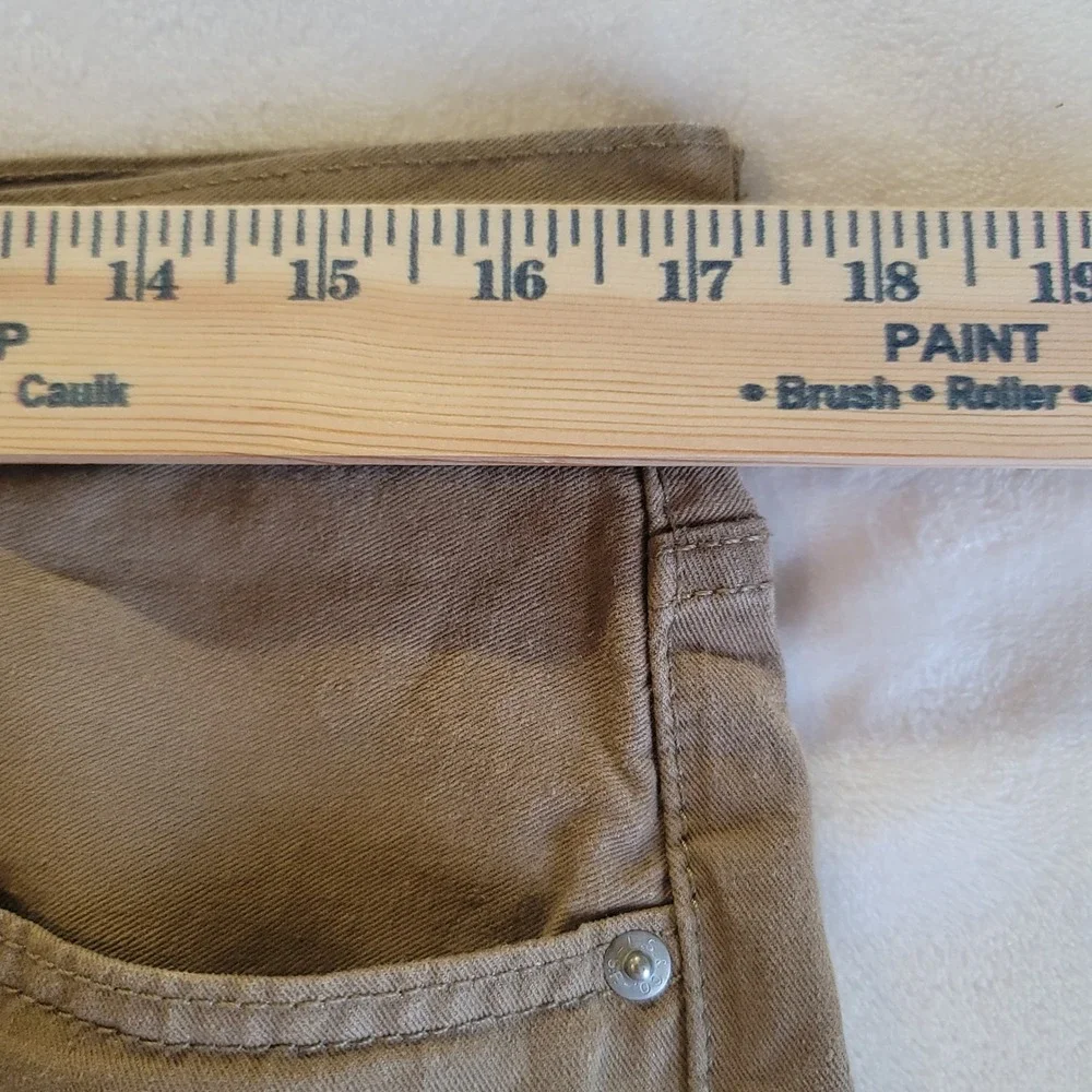 Levi's 508 Regular Taper Pants Mens 32x32 (34x31) Khaki Tan Cotton Blend Chino